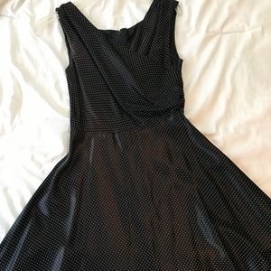 Custom vintage style silk dress